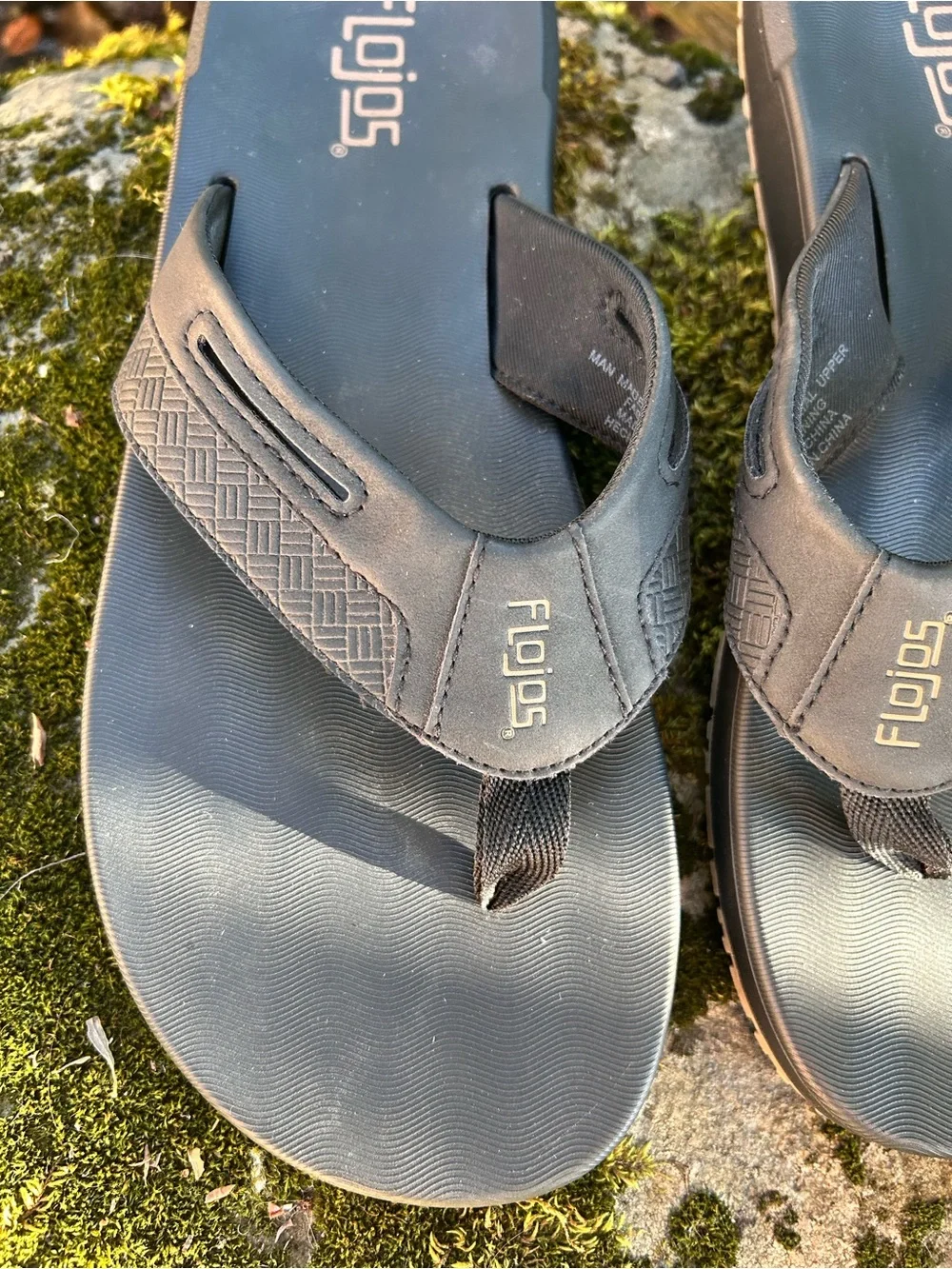 Flojos - Black Men’s Ryan Sandals